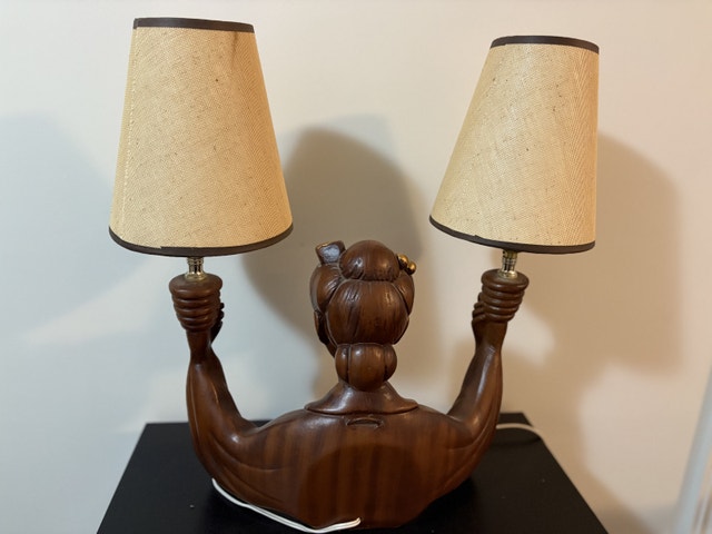 Vintage Asian Lamp - photo 2