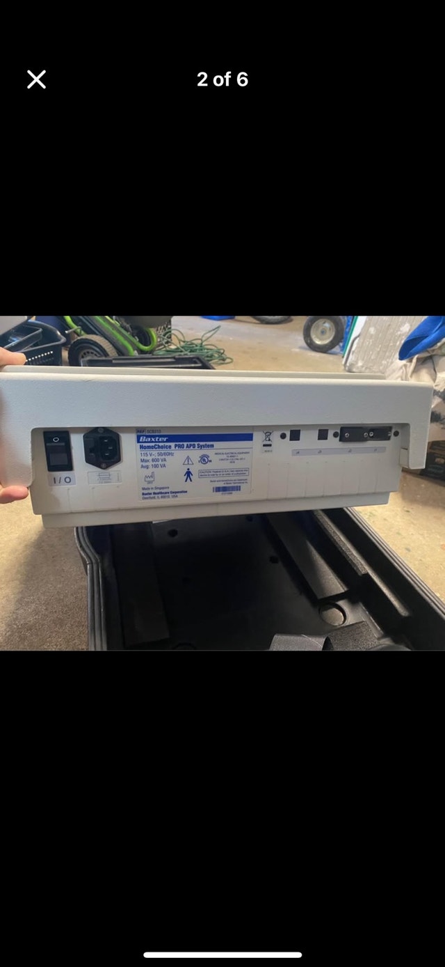 Baxter Home choice pro APD system ref 5 c8310 dialysis machine - photo 2