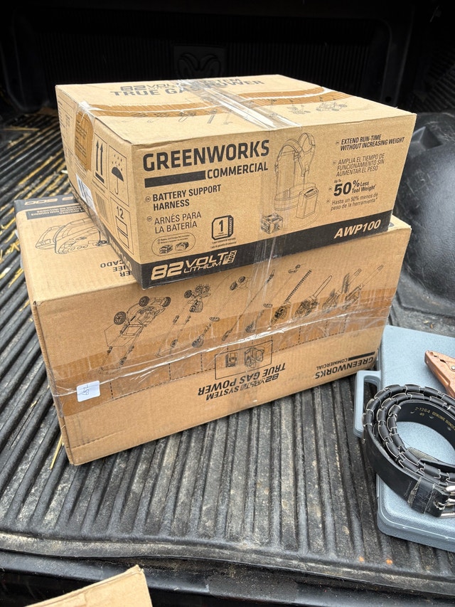 Greenworks 82V CB600 Axial Blower & harness (tool only) - photo 5