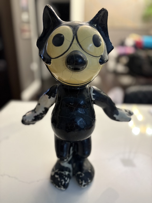 Felix the Cat Vintage Figurine 1920 original 13.5"