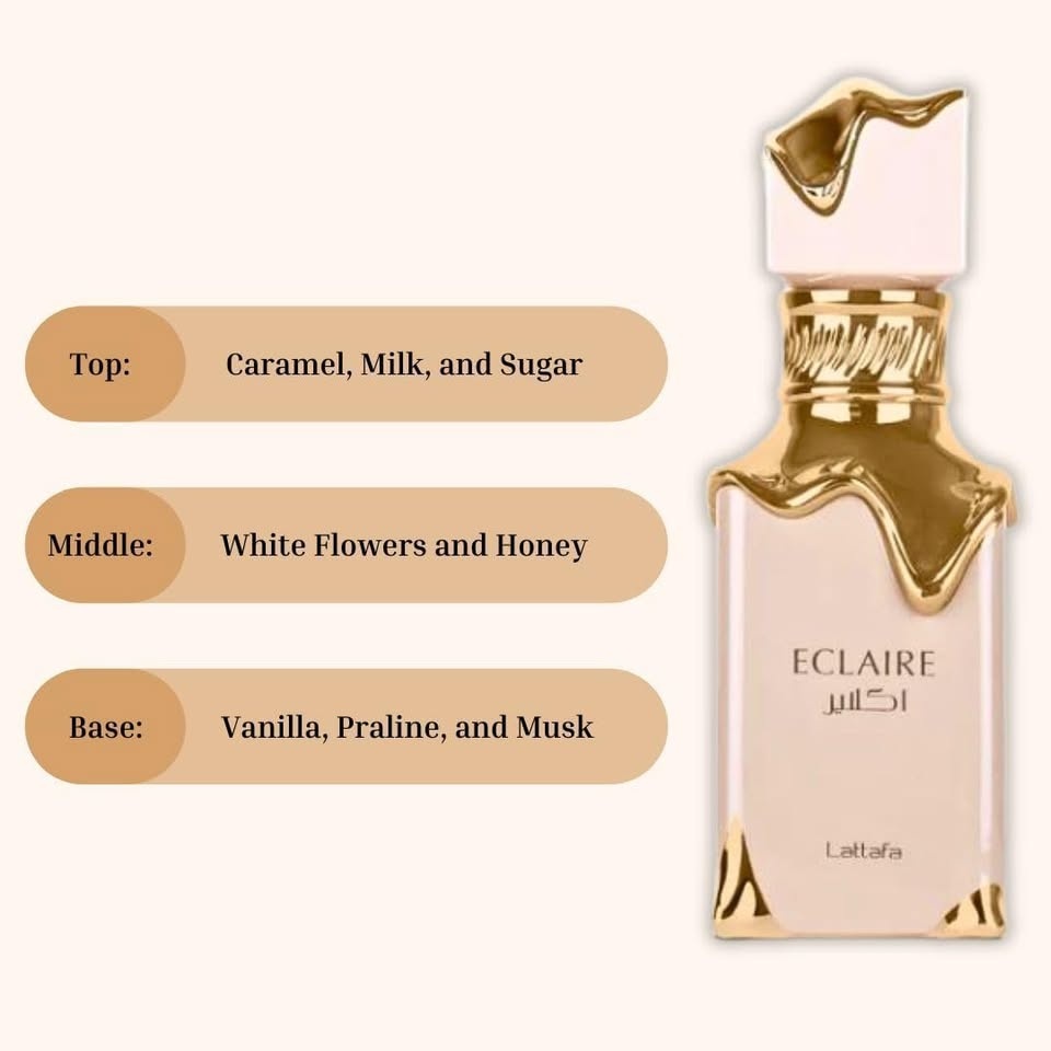 ECLAIRE by Lattafa Eau De Parfum 3.4 Fl Oz - photo 4