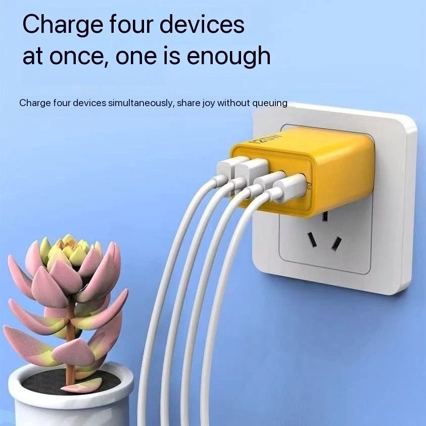 4 Port USB Fast Charger Adapter Quick Charge for iPhone Android