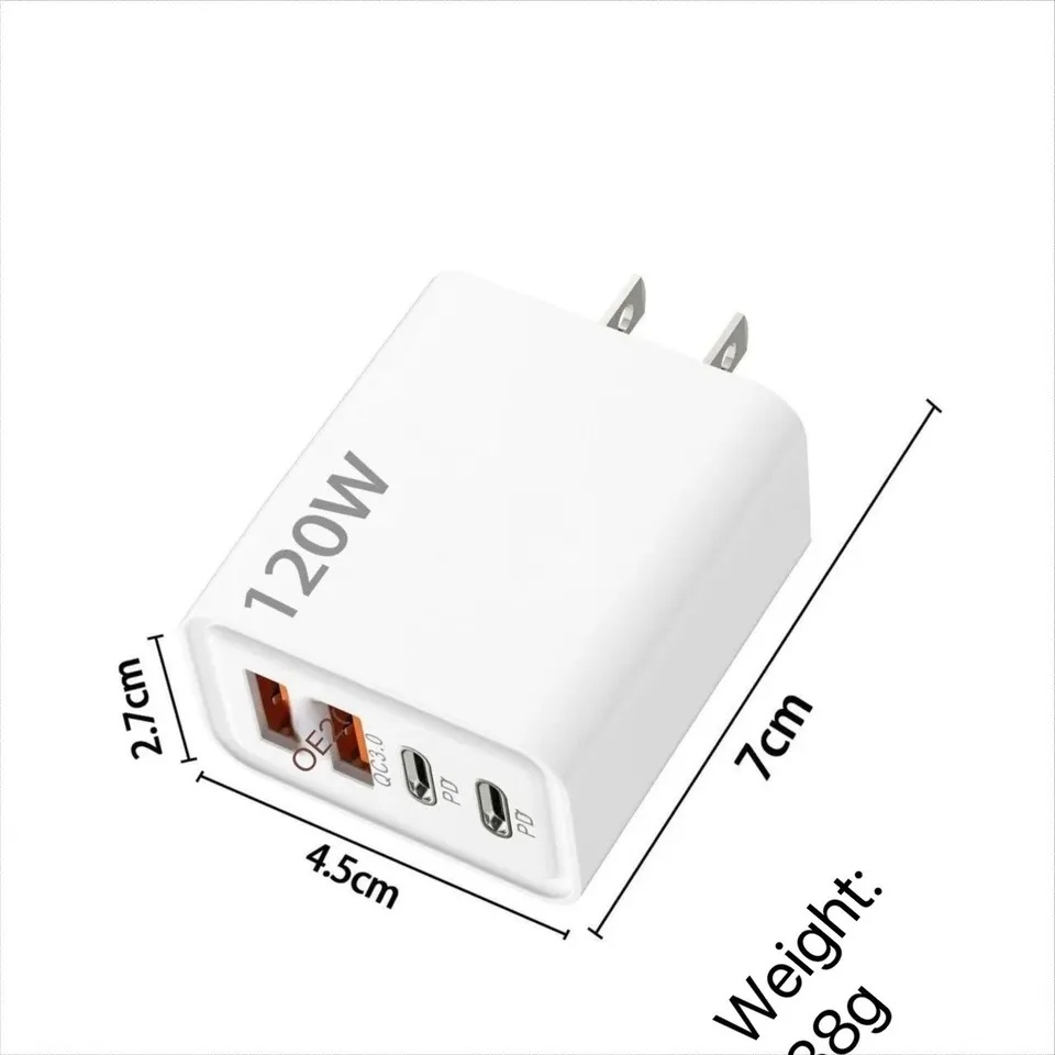 4 Port USB Fast Charger Adapter Quick Charge for iPhone Android - photo 2