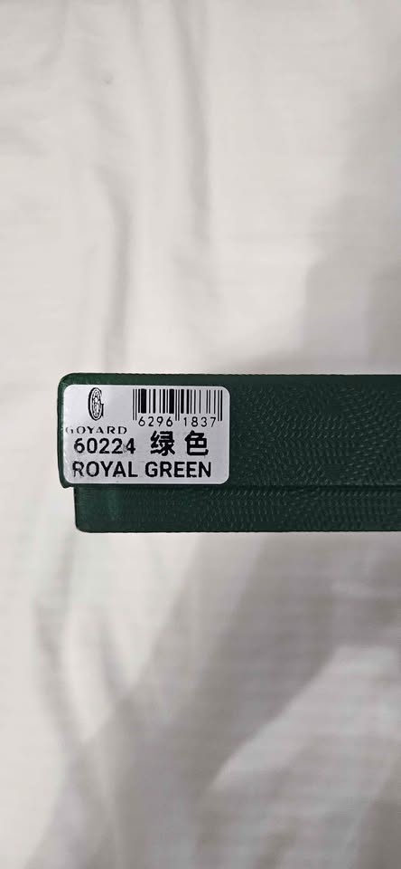 Goyard wallet green with receipt - photo 2