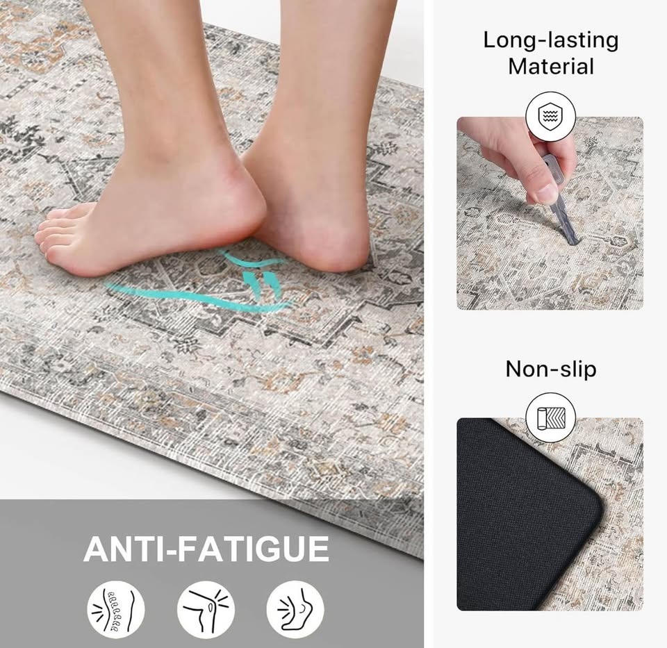 New GENIMO Kitchen Mats 2PCS, Anti Fatigue 23”*71” - photo 3