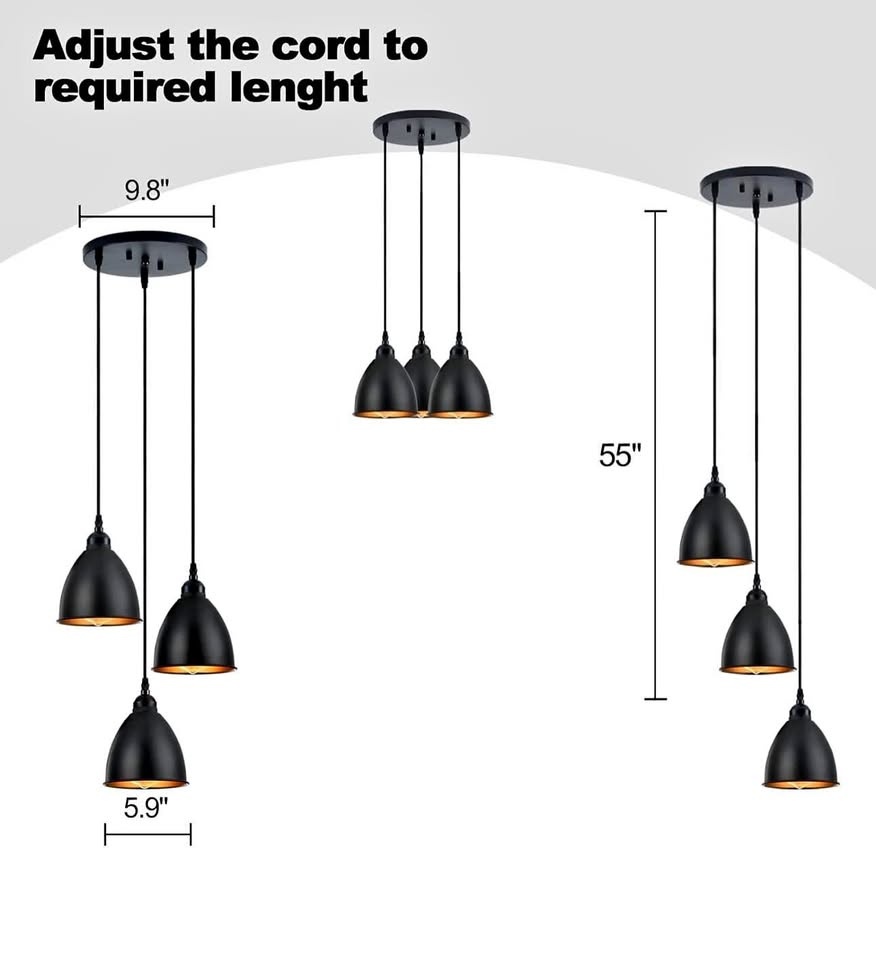 New Cluster Pendant Lighting for kitchen