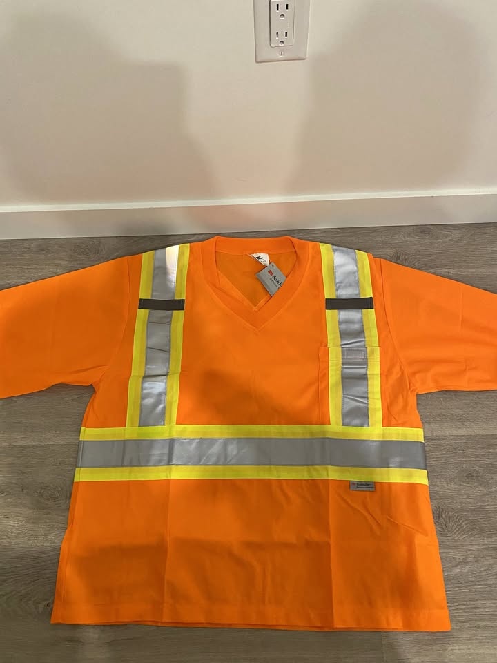 🦺 High Visibility Safety Vest 3XL – Condor ANSI Class 3 Orange