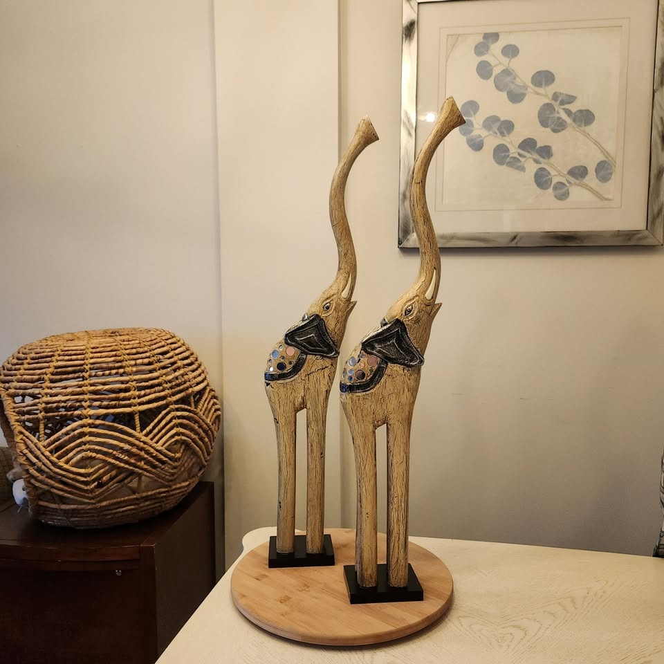 Elephants With Raised Trunk, Quantity 2, $15 each - photo 3