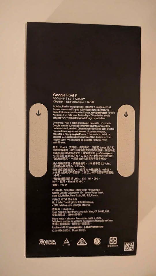 Pixel 9 Phone 128gb (Obsidian) (Unlocked) BNIB - photo 2