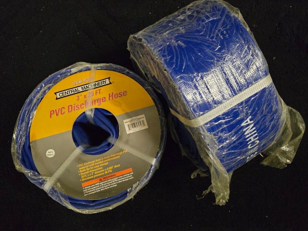PVC Discharge Hose - 3" x 25 Ft.