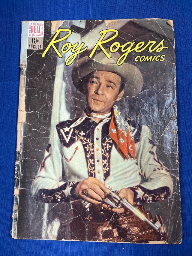 Roy Rogers #8 vol 1 1948 vintage tv western - photo 3