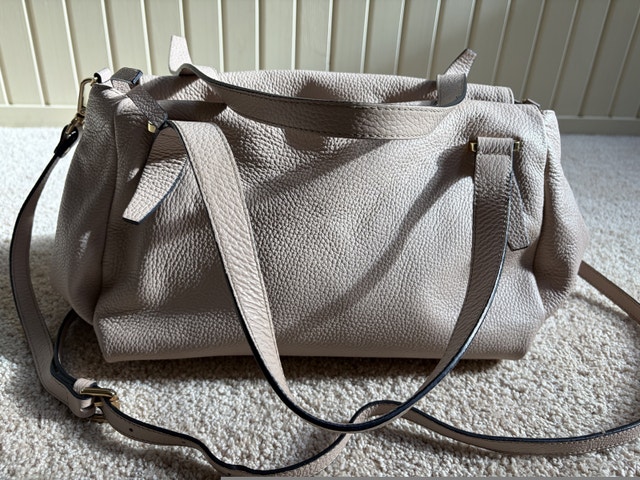 Gianni Chiarini Leather Shoulder Bag - Taupe Beige - photo 3