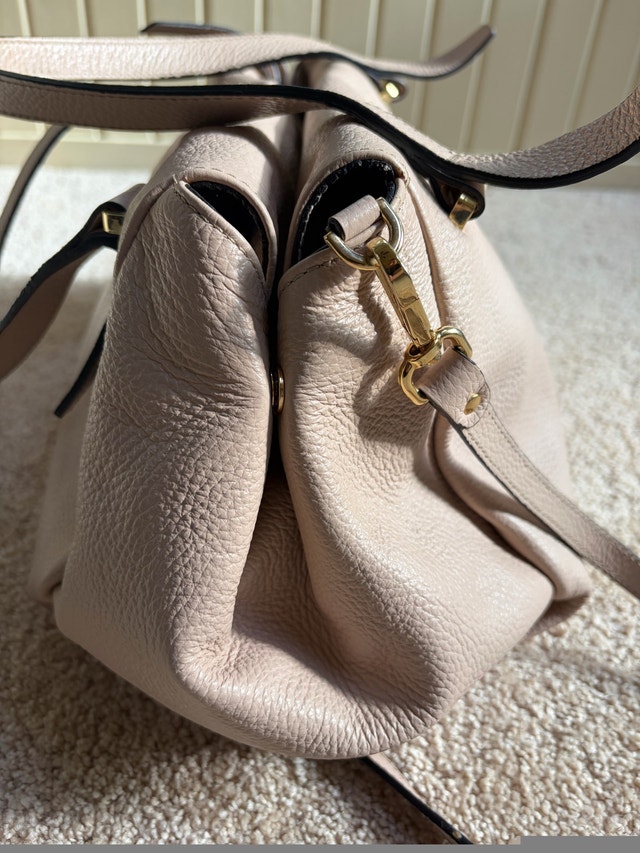 Gianni Chiarini Leather Shoulder Bag - Taupe Beige - photo 4