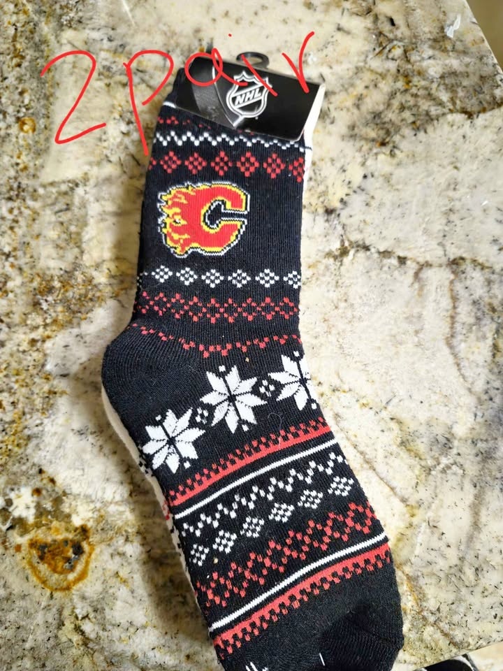 Calgary Flames socks