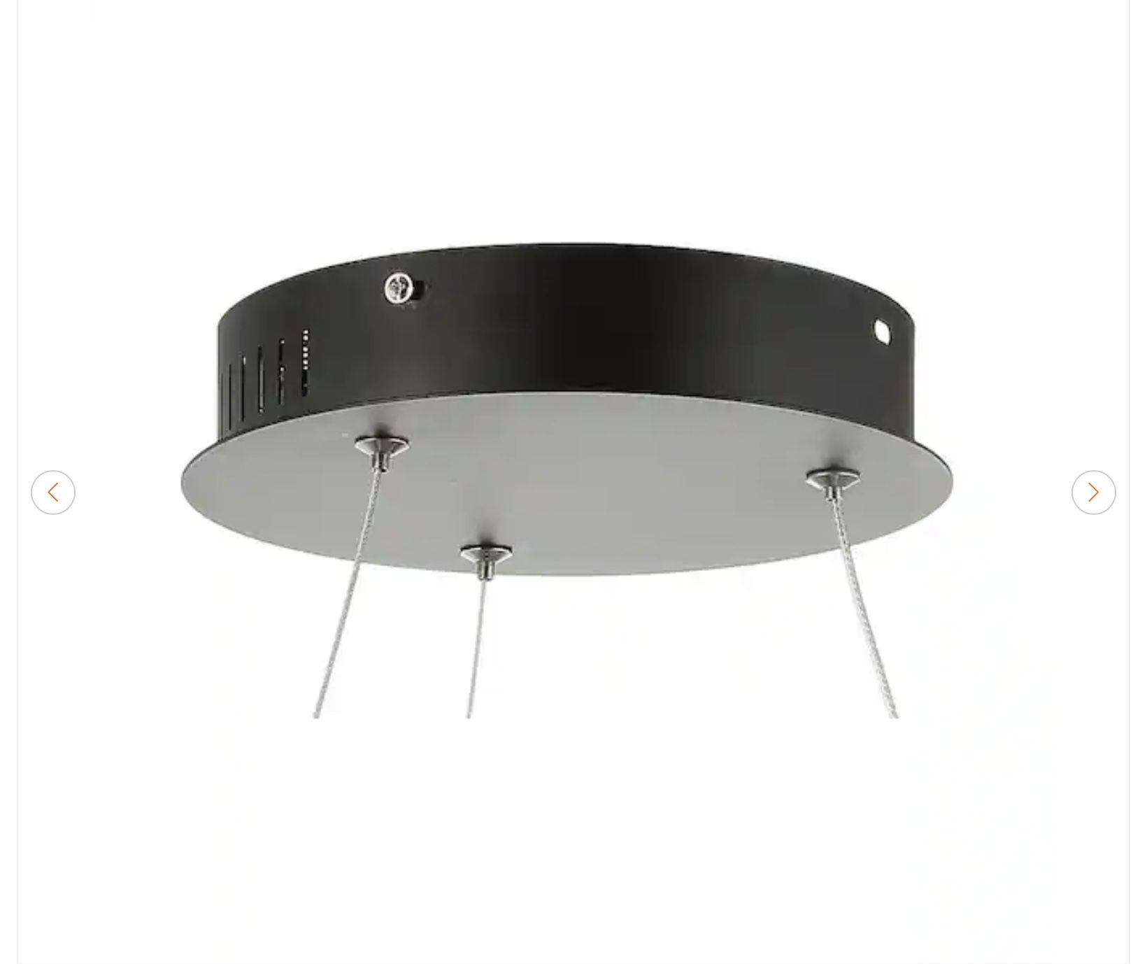 Bradley 24-Watt Matte Black LED Pendant Light - New - photo 3