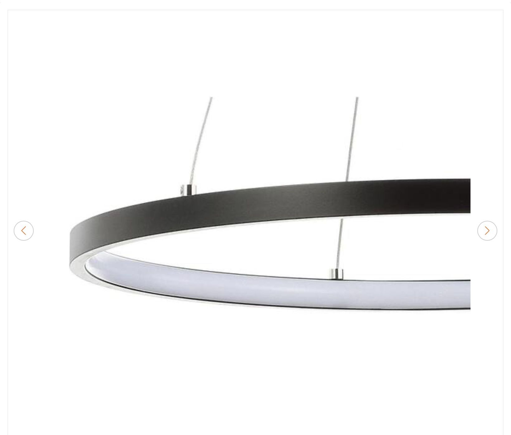 Bradley 24-Watt Matte Black LED Pendant Light - New - photo 4