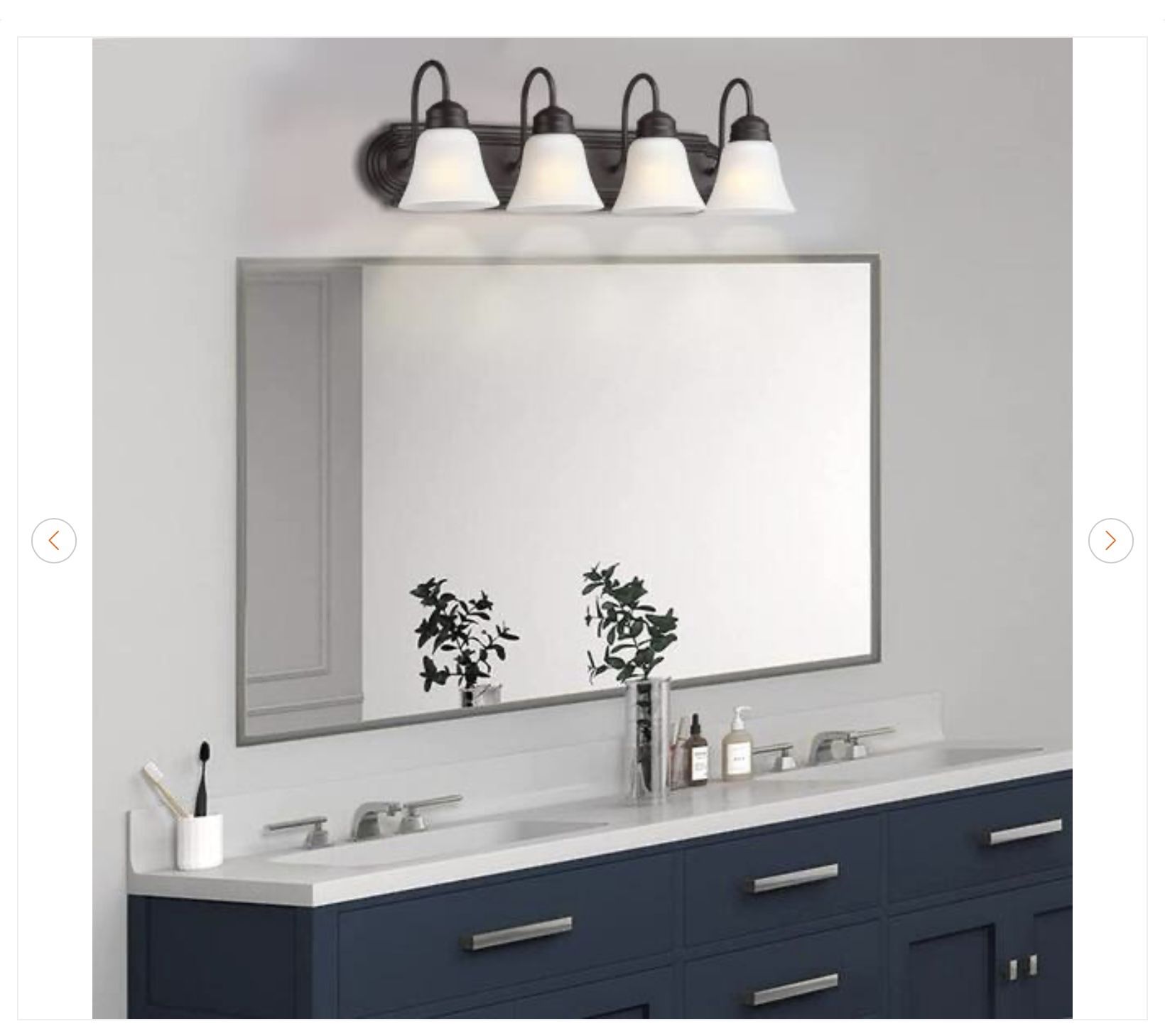 Brush 25.49 in. 4-Light Old Bronze Vanity Light - New - photo 2