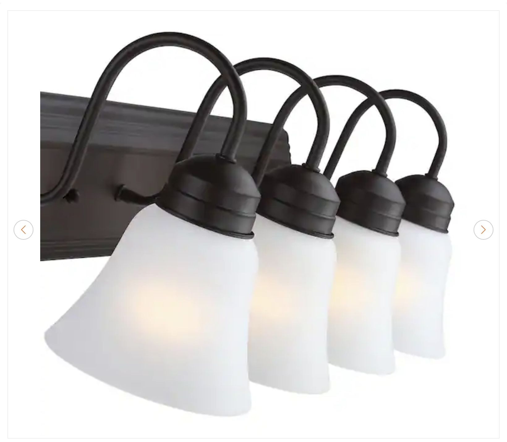 Brush 25.49 in. 4-Light Old Bronze Vanity Light - New - photo 4