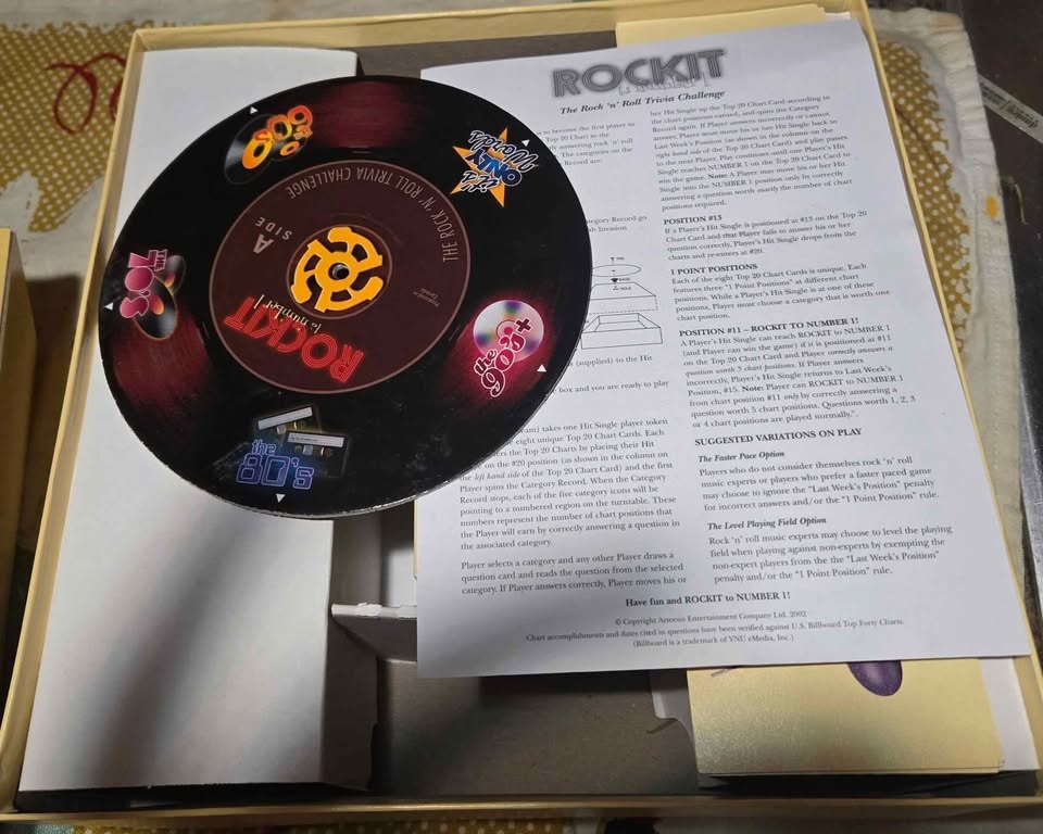 ROCKIT to number 1 Music Trivia Challenge Board Game - photo 2