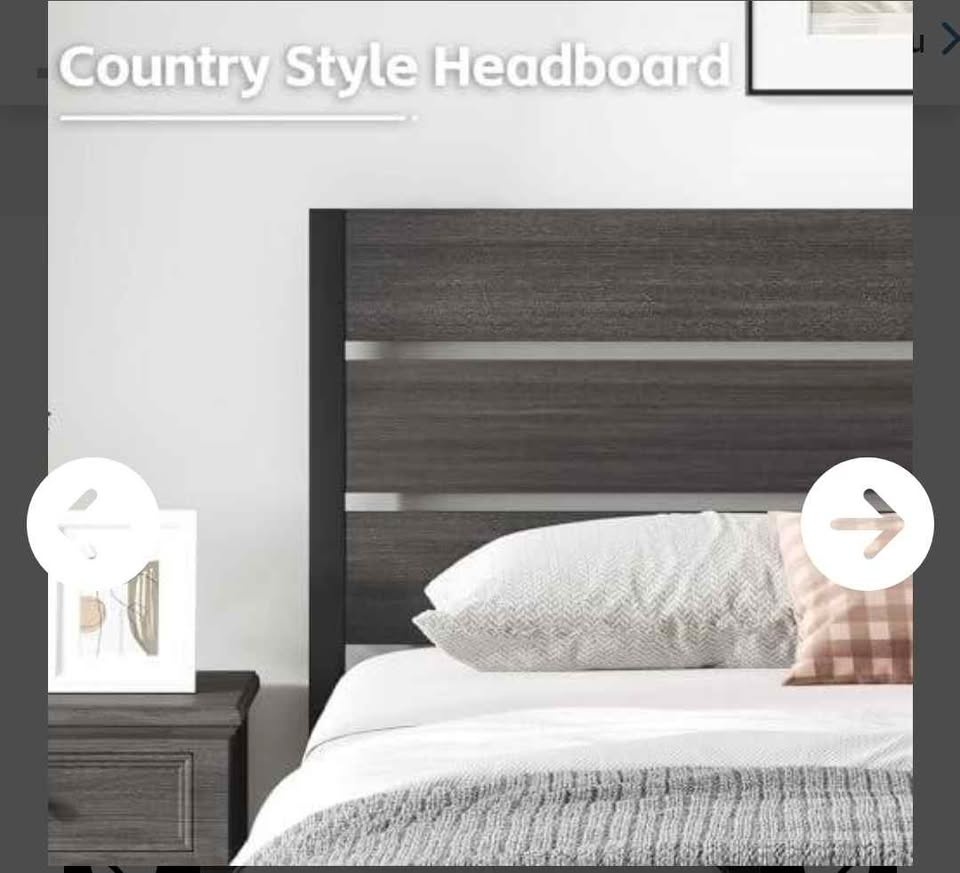 NEW- Queen Bed Frame with Headboard Ref45820 - photo 3