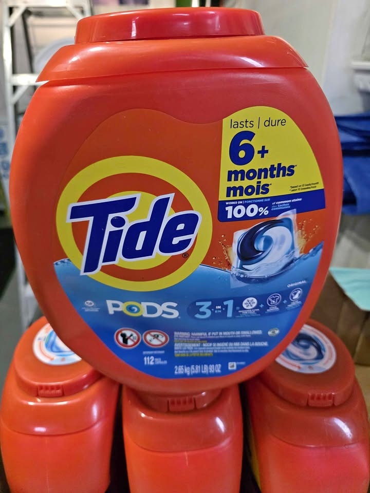 Tide Pods 3in1(112pcs) Available if add is on. Only 3 box