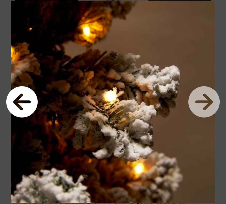 WBHome 5ft Snow Flocked Pre-lit Spruce Tree - photo 2
