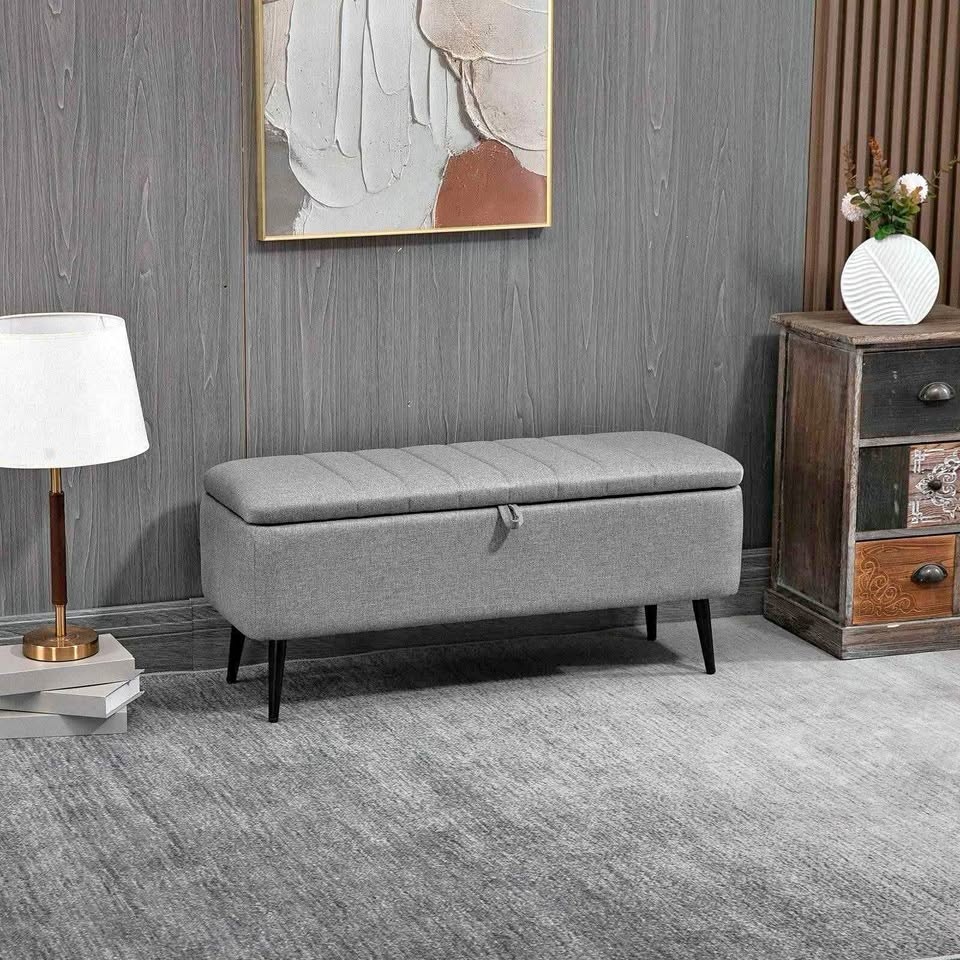 HOMCOM Ottoman with storage