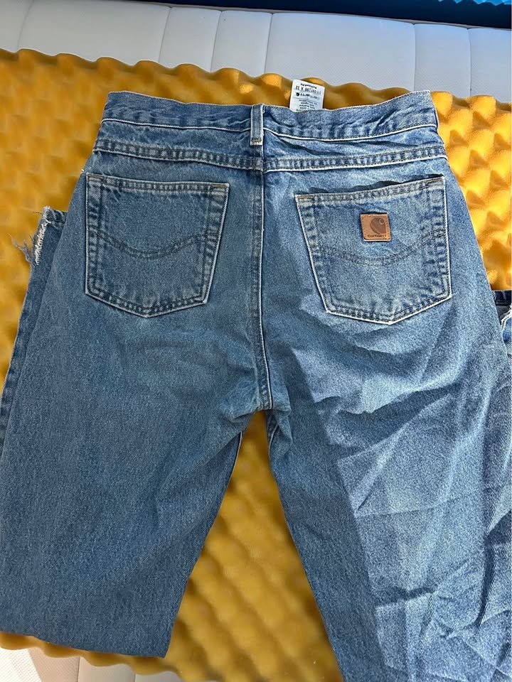 Vintage Carhartt Denim Jeans B17-DS Made in Mexico USA