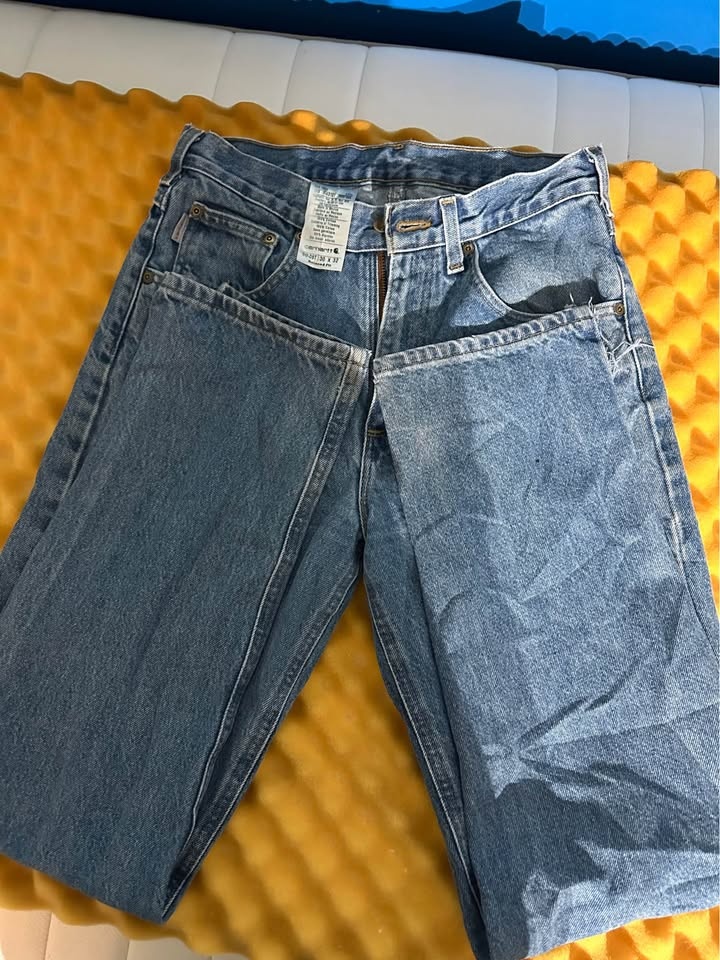Vintage Carhartt Denim Jeans B17-DS Made in Mexico USA - photo 3