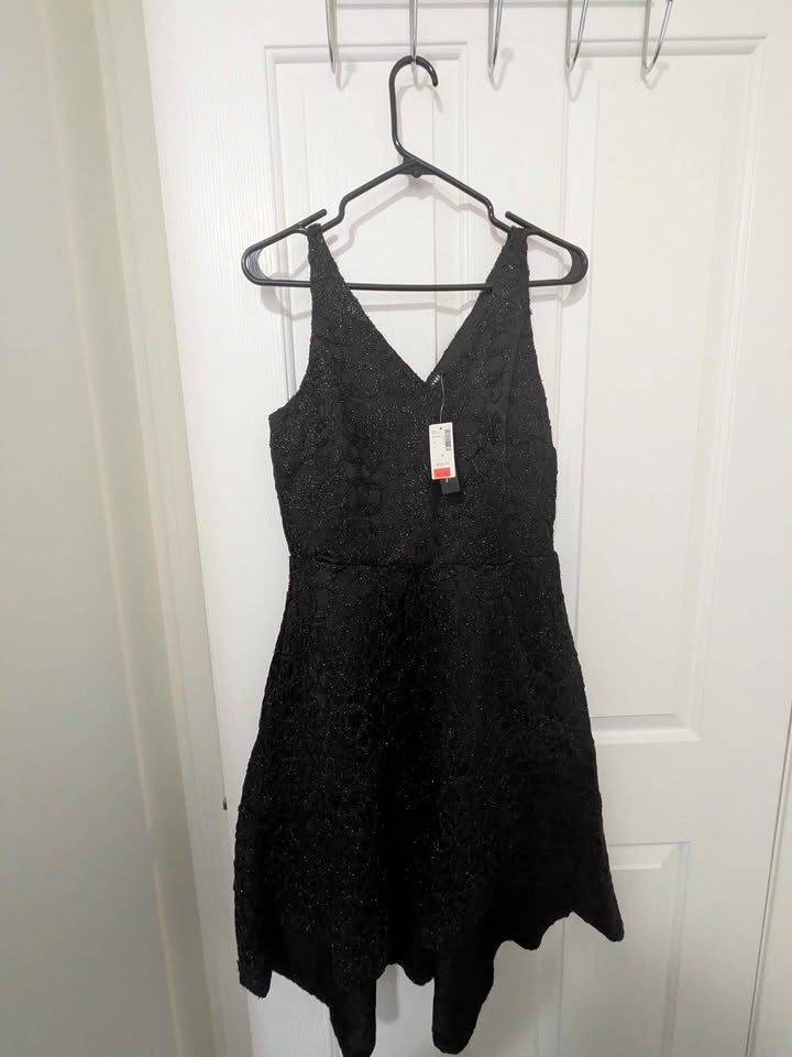 Reitmans Black Cocktail Dress – Size 6 - photo 2