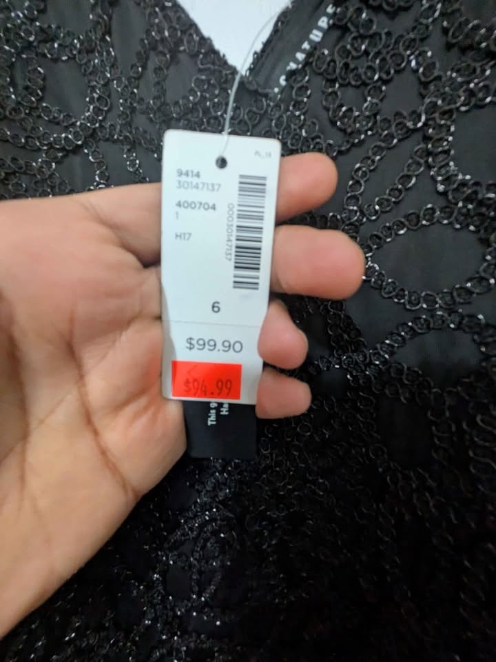 Reitmans Black Cocktail Dress – Size 6 - photo 5