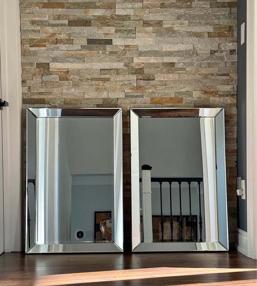 Two Cristal mirrors in Etobicoke