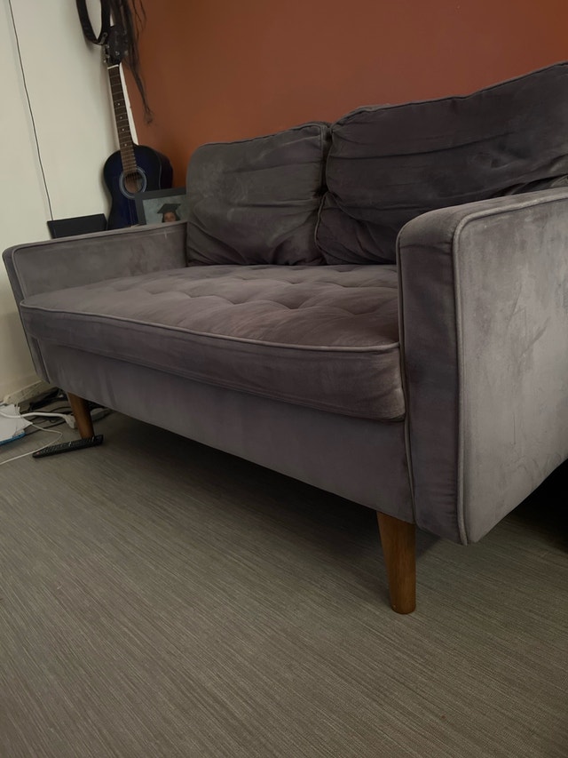 Grey Loveseat