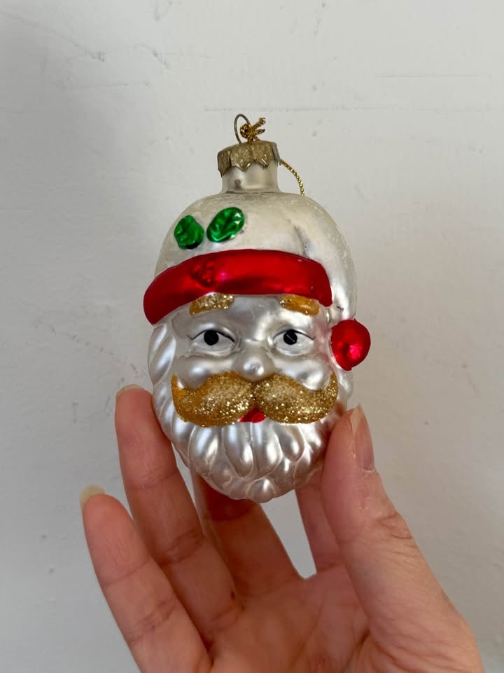 Vintage Glass Christmas Ornaments Retro Christmas - photo 3