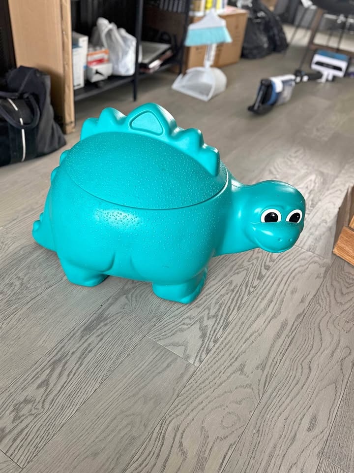 Dinosaur toy box- vintage