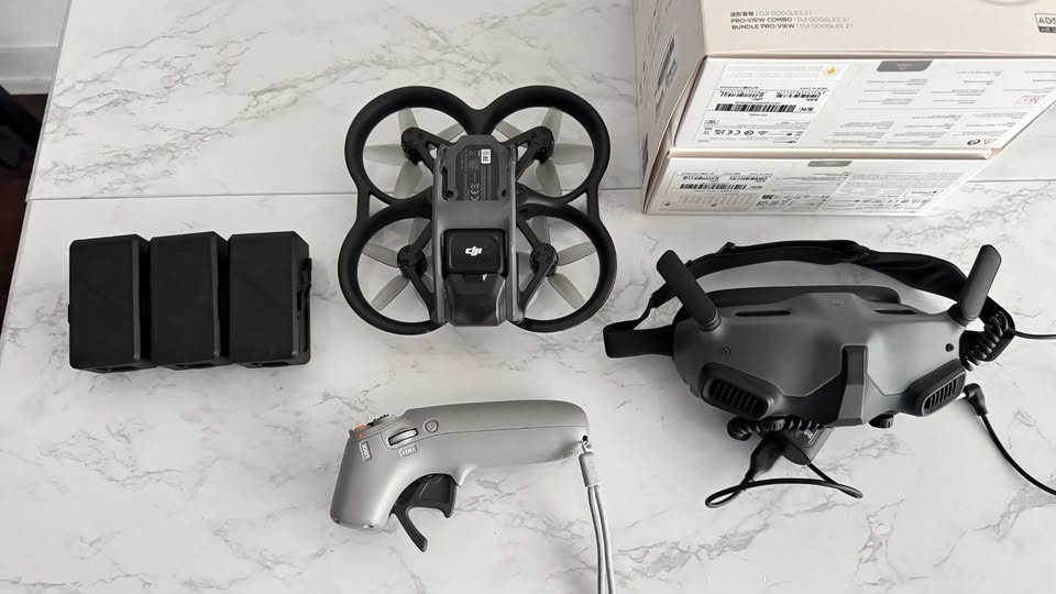 DJI Avata Pro-View Combo w/ Goggles 2 & 3 Batteries
