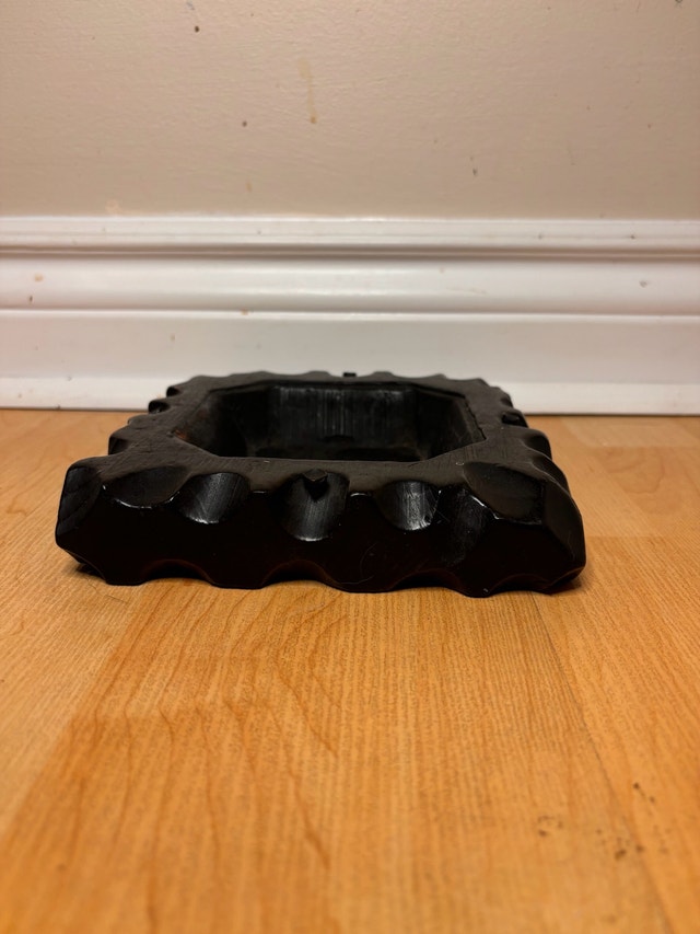 Hand-carved Wooden Ashtray - photo 3