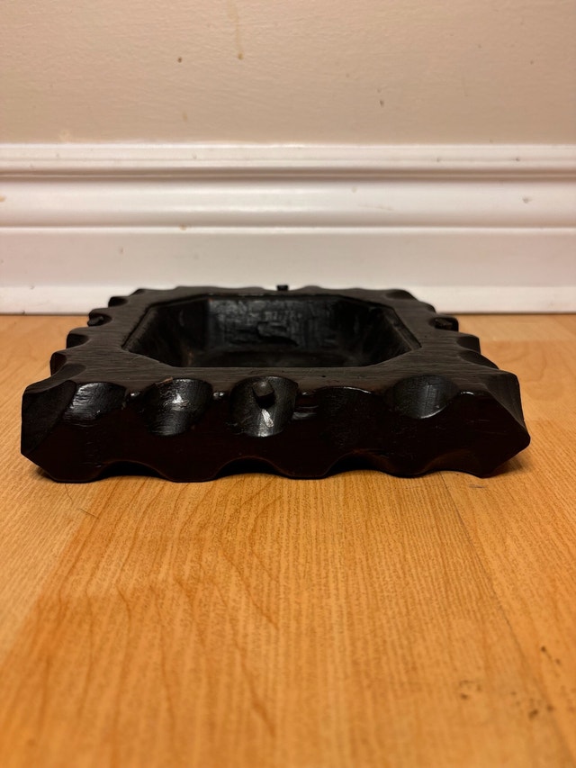 Hand-carved Wooden Ashtray - photo 4