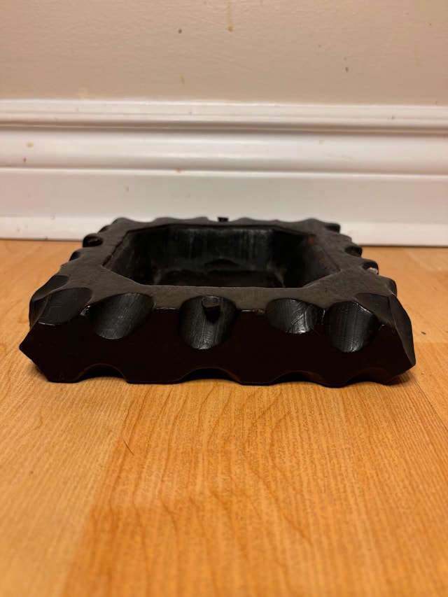 Hand-carved Wooden Ashtray - photo 5