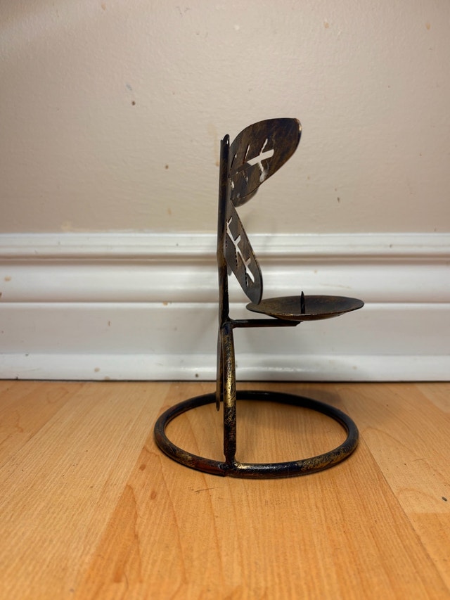 Metal Dragonfly Candle Holder – Decorative Piece - photo 4