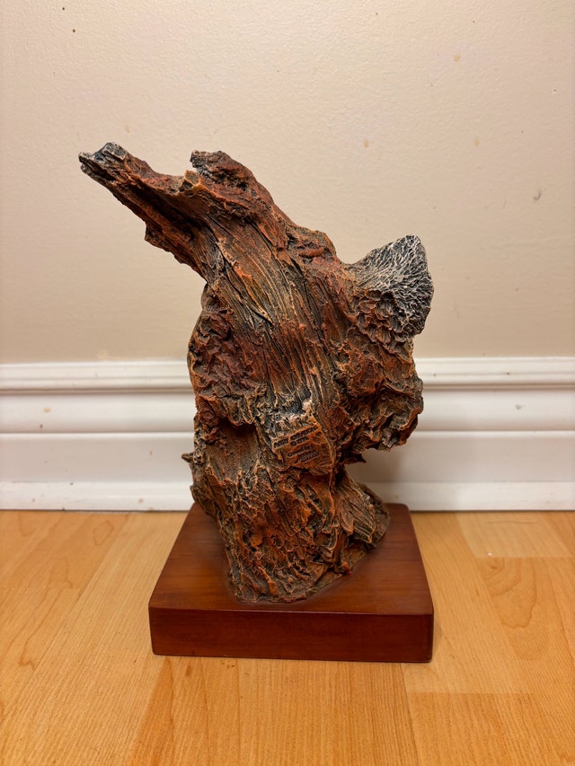 Wolf & Human Transformation Wall Sculpture – Signed Art - photo 4