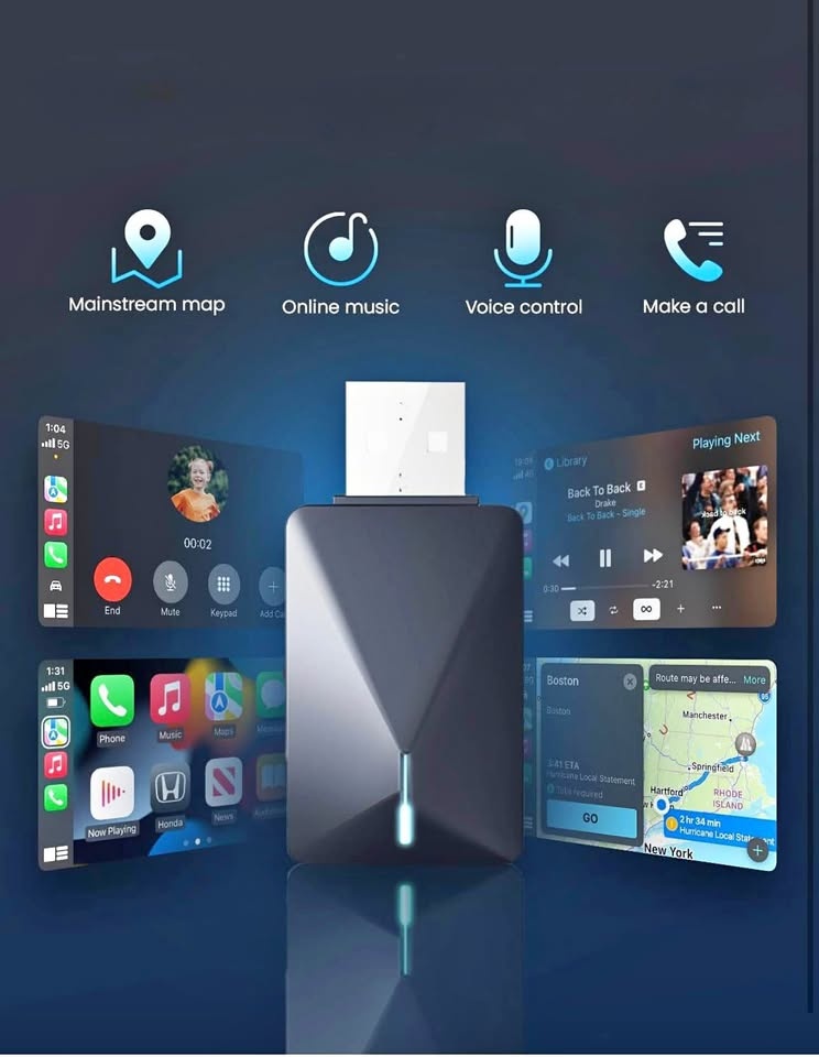 KELLO CarPlay adaptor iOS and Android BNIB