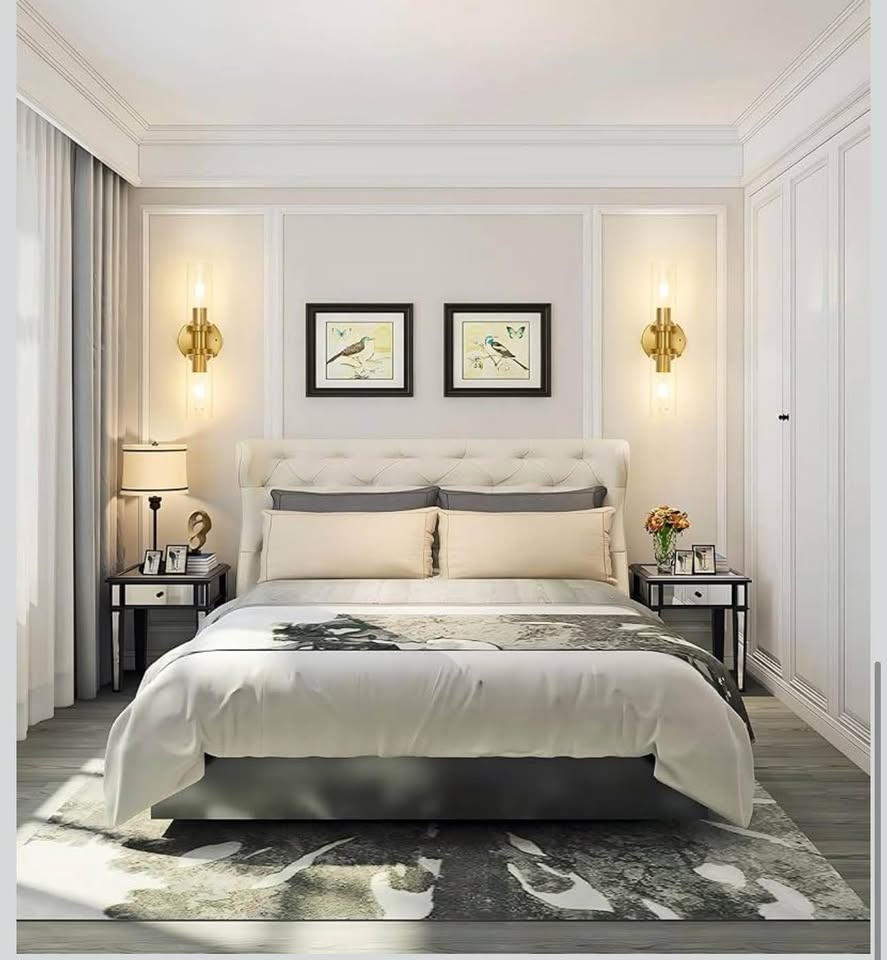 Wireless Modern Wall Sconce set of 2 Gold Dimmable BNIB - photo 3