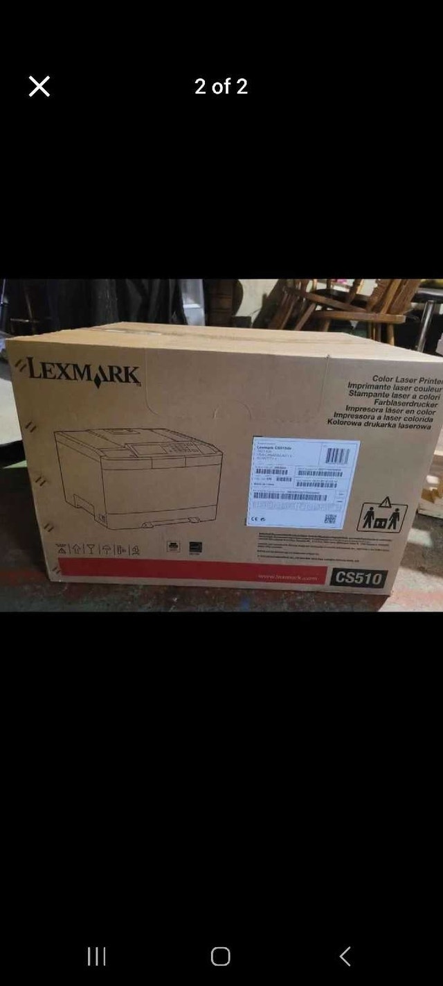 Lexmark CS510be color laser printer - photo 2