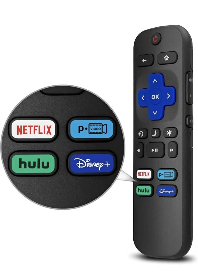 Replacement Remote for Roku TV TCL Hisense Onn
