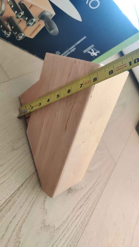 Wood knife block - photo 3
