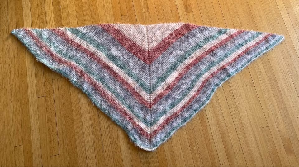 Hand knit Shawl - photo 2