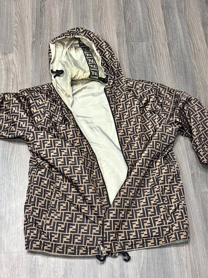 Fendi jacket reversible XL