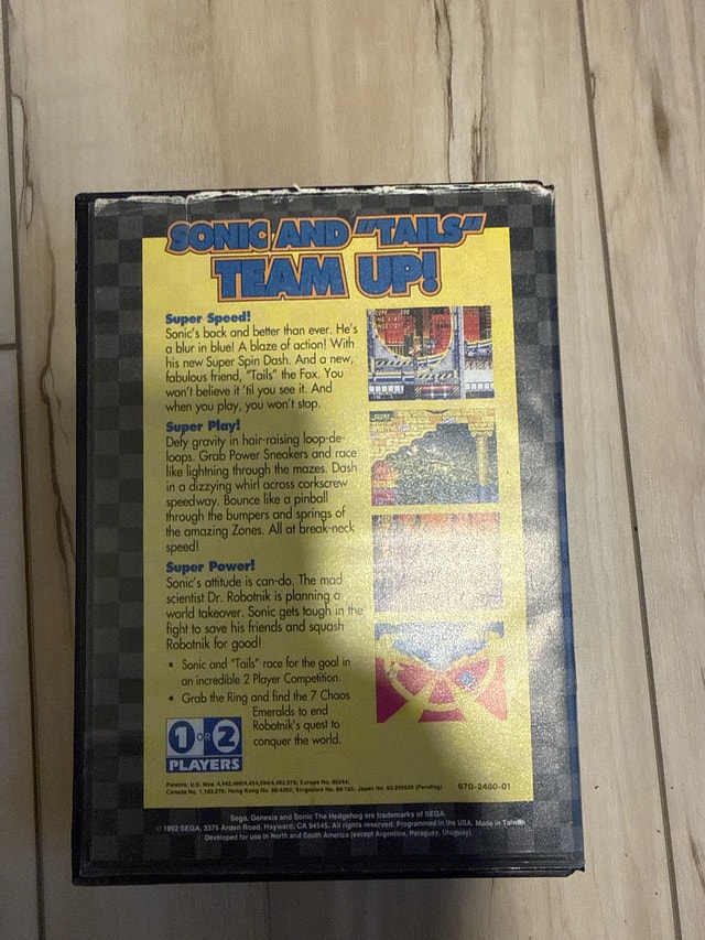 Sonic 2 Sega Genesis - photo 3