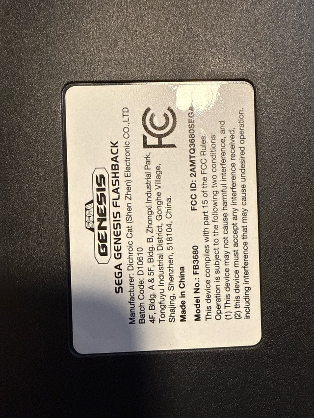 Sega Genesis At Games Console - photo 2